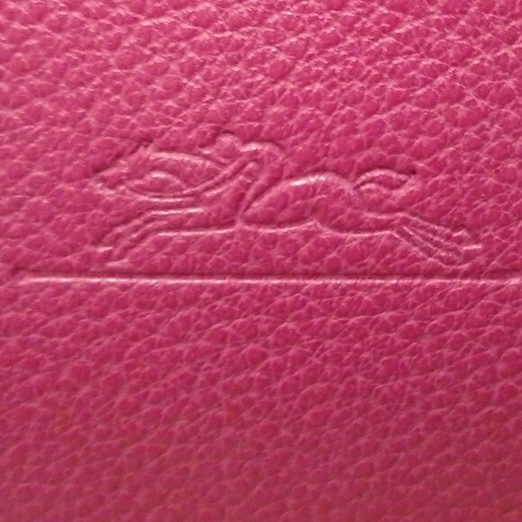 Longchamp Hobo Bag in Pink Pebbled Leather, EUC - Picture 12 of 13